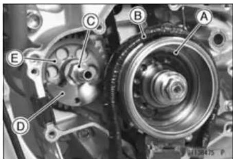 KAWASAKI KLX450R (2011) - Balancer Installation - 1