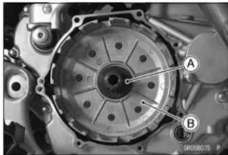 KAWASAKI KLX450R (2011) - Clutch Removal - 4