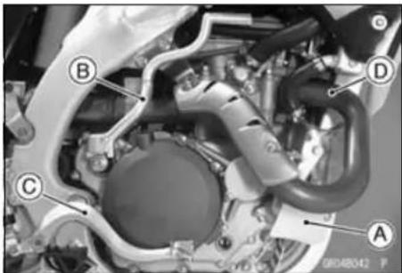 KAWASAKI KLX450R (2011) - Right Engine Cover Removal - 1