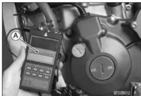 KAWASAKI KLX450R (2011) - Ignition Timing Inspection - 3