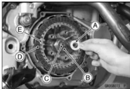 KAWASAKI KLX450R (2011) - Clutch Removal - 2