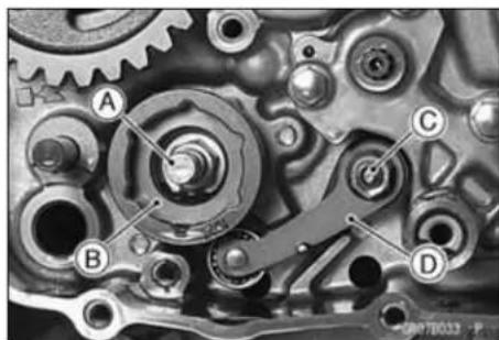 KAWASAKI KLX450R (2011) - External Shift Mechanism Removal - 3
