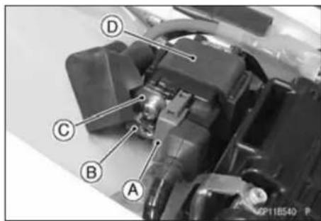 KAWASAKI KLX450R (2011) - Starter Relay Inspection - 1