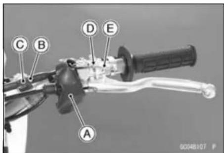 KAWASAKI KLX450R (2011) - Hot Starter Cable Removal - 1