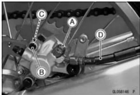 KAWASAKI KLX450R (2011) - Rear Brake - 2
