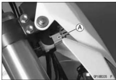 KAWASAKI KLX450R (2011) - Speed Sensor Inspection - 1