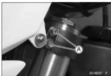 KAWASAKI KLX450R (2011) - Front Fork Oil Change (each fork leg) - 1