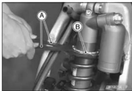 KAWASAKI KLX450R (2011) - Rear Suspension (Uni-Trak) - 1