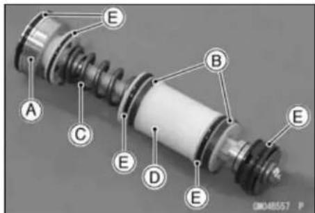 KAWASAKI KLX450R (2011) - Base Valve Assembly Inspection - 1
