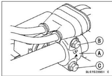 KAWASAKI KLX450R (2011) - Front Master Cylinder Installation - 2