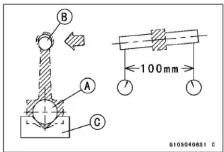 KAWASAKI KLX450R (2011) - Connecting Rod Bend - 1