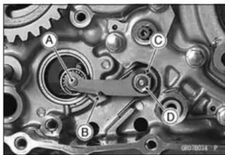 KAWASAKI KLX450R (2011) - External Shift Mechanism Installation - 1
