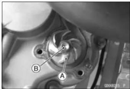 KAWASAKI KLX450R (2011) - Impeller Installation - 1