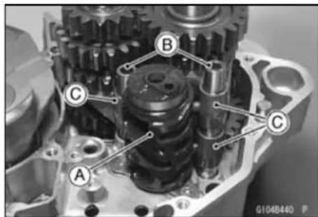 KAWASAKI KLX450R (2011) - Crankcase - 2