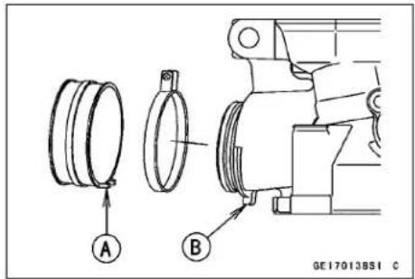 KAWASAKI KLX450R (2011) - Torque - Carburetor Holder Clamp Screws: 2.0 N·m (0.20 kgf·m, 18 in·lb) - 1