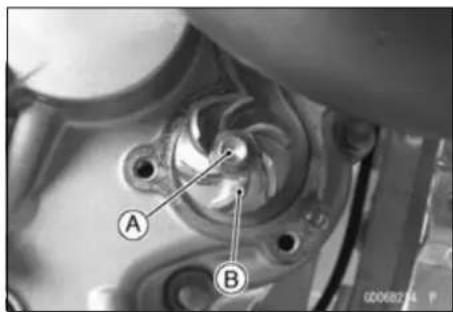 KAWASAKI KLX450R (2011) - Impeller Removal - 1