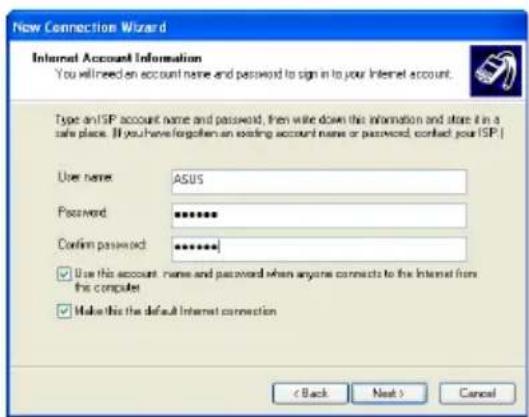 ASUS EeeBox B206 - Enter your User name and Password. Click Next. - 1