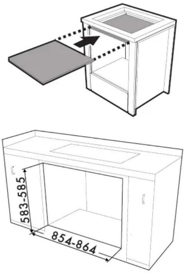 SMEG SFPA9305SPX - Mounting under worktops - 1