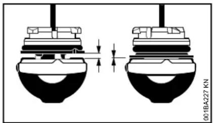 STIHL KM 110 - Misaligned, damaged or broken cap - 1