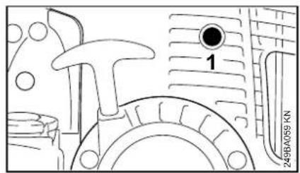 STIHL KM 110 - Spark Arresting Screen in Muffler - 1
