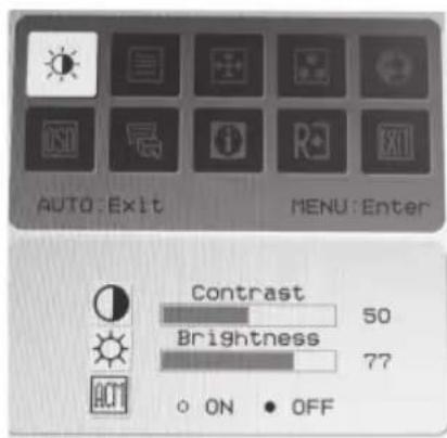 ACER V223H - How to adjust a setting - 2