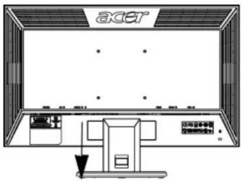 ACER V223H - Removing: - 1