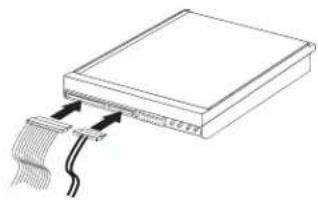 LENOVO ThinkCentre 9645 - Connecting a serial ATA drive - 1