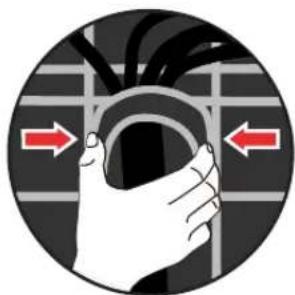 LENOVO ThinkVision T2054p - Connecting and turning on your monitor - 11