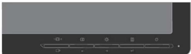 LENOVO ThinkVision T2054p - User controls - 1