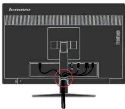 LENOVO ThinkVision T2054p - Connecting and turning on your monitor - 9