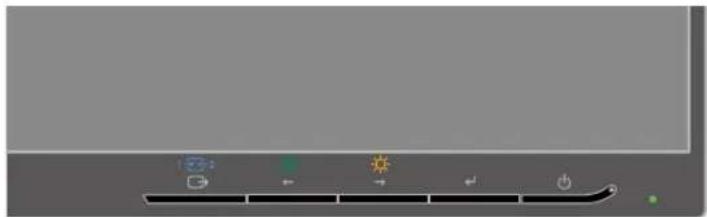 LENOVO ThinkVision L1711p - User controls - 1