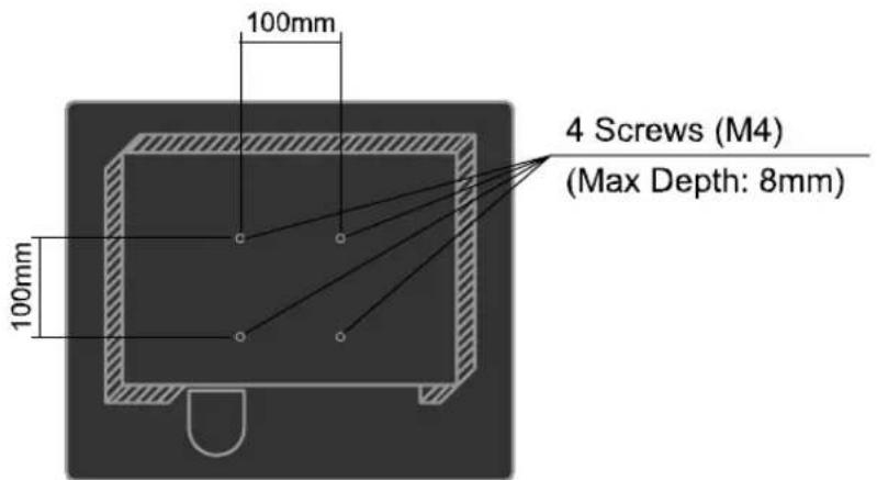 LENOVO ThinkVision L1711p - Wall Mounting (Optional) - 1