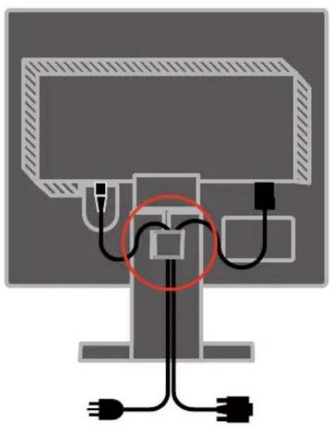 LENOVO ThinkVision L1711p - Connecting and turning on your monitor - 5