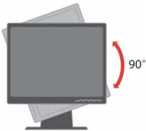 LENOVO ThinkVision L192p - Monitor Pivot - 1