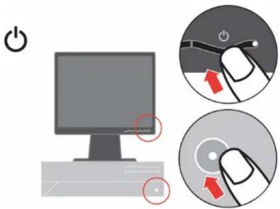LENOVO ThinkVision L192p - Connecting and turning on your monitor - 5