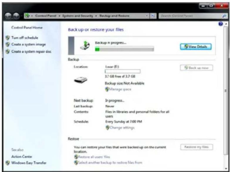 TOSHIBA Qosmio X505 - Restoring your work - 1
