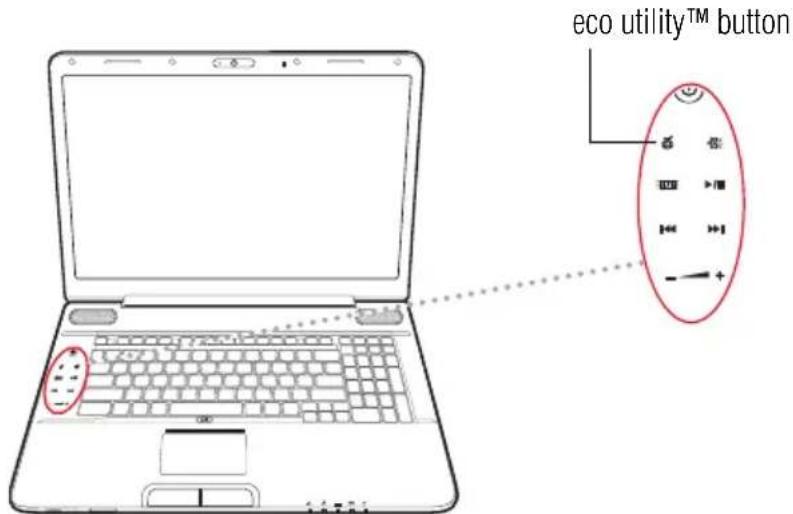 TOSHIBA Qosmio X505 - Using the TOSHIBA eco power plan - 1