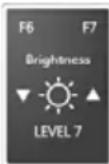 TOSHIBA Qosmio X505 - Display brightness - 1