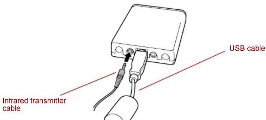 TOSHIBA Qosmio G10 - Connecting the Remote control receiver - 5