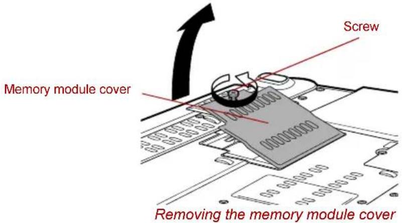TOSHIBA Qosmio G10 - Installing memory modules - 1