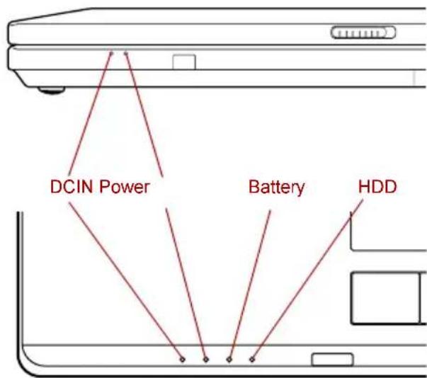 TOSHIBA Qosmio G10 - System indicators - 1