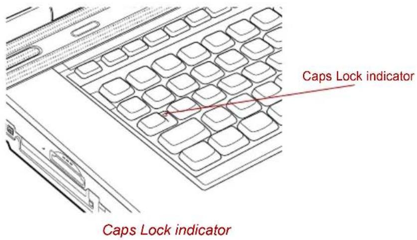 TOSHIBA Qosmio G10 - Keyboard indicators - 1