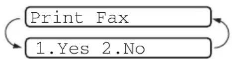BROTHER 1920CN - Printing a fax message - 1