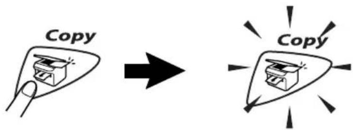 BROTHER 1920CN - Enter Copy mode - 1