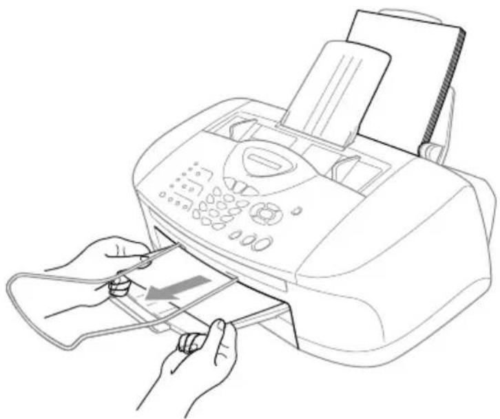BROTHER 1920CN - Paper is jammed inside the front of the machine. - 1