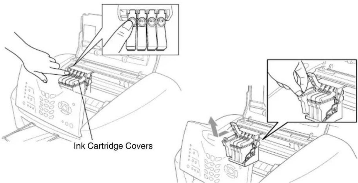 BROTHER 1920CN - Replacing the ink cartridges - 2