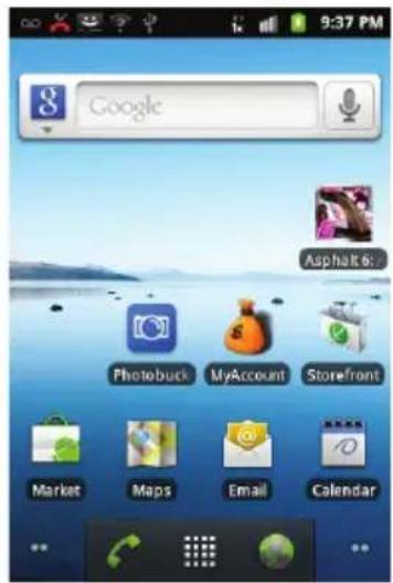 SAMSUNG SCH-R730 - Home Screen - 1