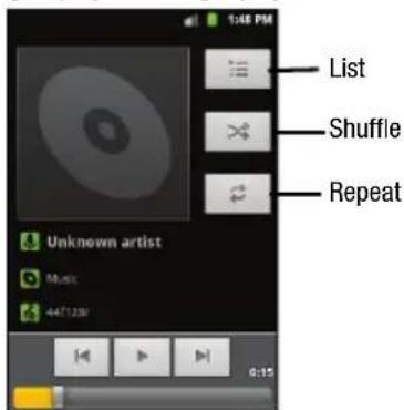 SAMSUNG SCH-R730 - Playing Music - 2