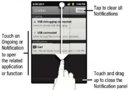 SAMSUNG SCH-R730 - Notification Panel - 1
