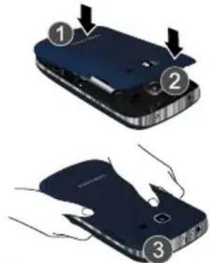 SAMSUNG SCH-R730 - Installing the Battery - 3